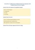 ServiceNow Certified System Administration Exam Questions with&NewLine;Verified Answers &lpar;Correct Update&rpar;