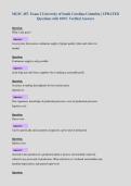 MGSC 487- Exam 2 University of South Carolina-Columbia &vert; UPDATED&NewLine;Questions with 100&percnt; Verified Answers