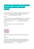 NUR 283 Exam Study Guide&colon; Practice Questions with Answers for Nursing Care & Clinical Decision-Making &lpar;2026-2027 Edition&rpar;