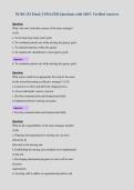 NURS 233 Final &vert; UPDATED Questions with 100&percnt; Verified Answers&NewLine;