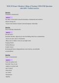 NUR 233 Exam 1 Hondros College of Nursing &vert; UPDATED Questions&NewLine;with 100&percnt; Verified Answers