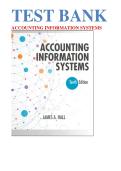 Test Bank for Accounting Information Systems 10th Edition by James A&period; Hall&vert; 9781337619202&vert; All Chapters&vert; LATEST