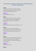 Nurs 465 Practice Questions on Setting Priorities &vert; UPDATED Questions&NewLine;with 100&percnt; Verified Answers