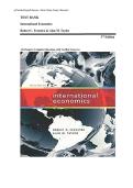 Complete Test Bank for International Economics&comma; 3rd Edition by Feenstra & Taylor &ndash; All Chapters&comma; Verified Q&A