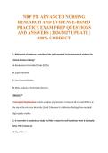 NRP 571 Exam Compilations with Complete & Verified Solutions