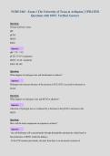 NURS 5463 - Exam 1 The University of Texas at Arlington &vert; UPDATED&NewLine;Questions with 100&percnt; Verified Answers&NewLine;