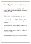 Hunter safety field test questions with answers