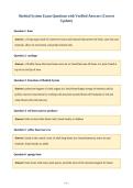 Skeletal System Exam Questions with Verified Answers &lpar;Correct&NewLine;Update&rpar;