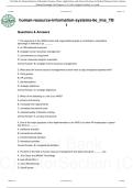 Test Bank for Human Resource Information Systems Basics&comma; Applications&comma; and Future Directions 6th Edition By Richard Johnson&comma; Kevin Carlson&comma; Michael Kavanagh &lpar;All Chapters 1-15&comma; 100&percnt; Original Verified&comma; A&plus; Grade&rpar;