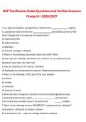 HAP Test Review Guide Questions and Verified Answers &lpar;Graded A&plus; 2026&sol;2027&rpar;