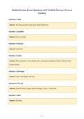 Skeletal System Exam Questions with Verified Answers &lpar;Correct&NewLine;Update&rpar;