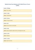 Skeletal System Exam Questions with Verified Answers &lpar;Correct&NewLine;Update&rpar;
