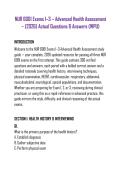 NUR 6001 Exams 1&ndash;3 &ndash; Advanced Health Assessment &ndash; &lpar;2026&rpar; Actual Questions & Answers &lpar;WPU&rpar;