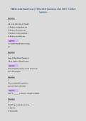 PHED-1164 Final Exam &vert; UPDATED Questions with 100&percnt; Verified&NewLine;Answers&NewLine;