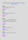 PHED 1164 Chapter 1 LearnSmart &vert; UPDATED Questions with 100&percnt;&NewLine;Verified Answers