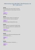 PHED-1164 Study Guide &lpar;MID-TERM&rpar; &vert; UPDATED Questions with&NewLine;100&percnt; Verified Answers&NewLine;