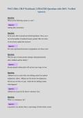 PSCI 2306&colon; CH15 Workbook &vert; UPDATED Questions with 100&percnt; Verified&NewLine;Answers