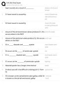 CVS 204 FINAL EXAM &lpar;ACTUAL EXAM 2026&rpar; &vert; ALL QUESTIONS AND CORRECT ANSWERS &vert; GRADED A&plus; &vert; VERIFIED ANSWERS &vert; LATEST VERSION &vert; JUST RELEASED