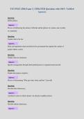UNT PSCI 2306 Exam 1 &vert; UPDATED Questions with 100&percnt; Verified&NewLine;Answers