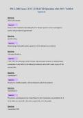 PSCI 2306 Exam 2 UNT &vert; UPDATED Questions with 100&percnt; Verified&NewLine;Answers