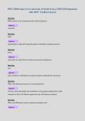 PSCI 2306 Exam 4 Cox University of North Texas &vert; UPDATED Questions&NewLine;with 100&percnt; Verified Answers