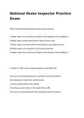 National Home Inspector Practice Exam &vert; Home Inspection Exam Prep Questions & Study Guide