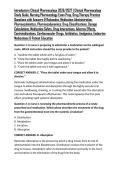 Introductory Clinical Pharmacology 2026&sol;2027 &vert; Clinical Pharmacology Study Guide&comma; Nursing Pharmacology Exam Prep&comma; Drug Therapy Practice Questions with Answers & Rationales&comma; Medication Administration&comma; Pharmacokinetics&comma; Pharmacodynamics&comma; Drug Classification