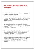 A2L Practice Test QUESTIONS WITH ANSWERS&period;