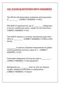 A2L EXAM QUESTIONS WITH ANSWERS