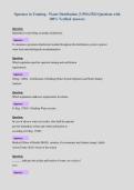 Operator in Training - Water Distribution &vert; UPDATED Questions with&NewLine;100&percnt; Verified Answers