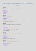 CDC - Mobile Water Supply &vert; UPDATED Questions with 100&percnt; Verified&NewLine;Answers&NewLine;