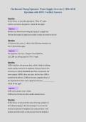 FireRescue1 Pump Operator&colon; Water Supply Overview &vert; UPDATED&NewLine;Questions with 100&percnt; Verified Answers