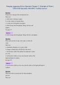 Pumping Apparatus Driver Operator Chapter 5 - Principles of Water &vert;&NewLine;UPDATED Questions with 100&percnt; Verified Answers&NewLine;