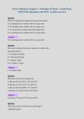 Driver Operator Chapter 5 - Principles of Water - Exam Prep &vert;&NewLine;UPDATED Questions with 100&percnt; Verified Answers
