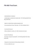 &lbrack;2026-2027&rsqb; FIN 400 Final Exam &vert; Finance Final Exam Questions & Answers&comma; Comprehensive Study Guide & Practice Test