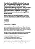 Clinical Drug Therapy 2026&sol;2027 &vert; Clinical Drug Therapy Study Guide&comma; Nursing Pharmacology Exam Prep&comma; Drug Therapy Practice Questions with Answers & Rationales&comma; Pharmacokinetics&comma; Pharmacodynamics&comma; Medication Administration&comma; Dosage Calculations&comma; Drug Intera
