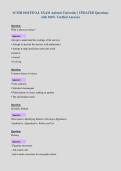 SCMH 1010 FINAL EXAM Auburn University &vert; UPDATED Questions&NewLine;with 100&percnt; Verified Answers&NewLine;