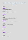 SCMH 1010- Exam 4&semi; Whitt &vert; UPDATED Questions with 100&percnt; Verified&NewLine;Answers&NewLine;