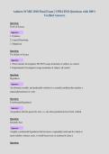 Auburn SCMH 1010 Final Exam &vert; UPDATED Questions with 100&percnt;&NewLine;Verified Answers