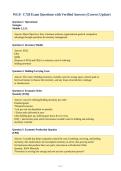 WGU- C720 Exam Questions with Verified Answers &lpar;Correct Update&rpar;