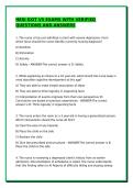 HESI EXIT V5 EXAMS WITH VERIFIED QUESTIONS AND ANSWERS&period;