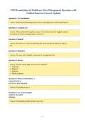 C810 Foundations in Healthcare Data Management Questions with&NewLine;Verified Answers &lpar;Correct Update&rpar;