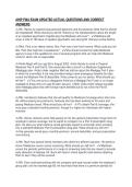 AHIP FWA EXAM UPDATED ACTUAL QUESTIONS AND CORRECT&NewLine;ANSWERS