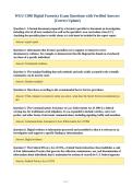 WGU C840 Digital Forensics Exam Questions with Verified Answers&NewLine;&lpar;Correct Update&rpar;