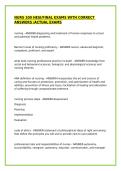 NURS 100 HESI EXAMS WITH CORRECT ANSWERS&sol;ACTUAL EXAMS 