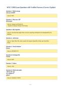 WGU C840 Exam Questions with Verified Answers &lpar;Correct Update&rpar;