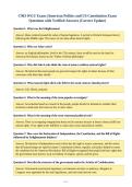 C963 WGU Exam &lpar;American Politics and US Constitution Exam&NewLine;Questions with Verified Answers &lpar;Correct Update&rpar;