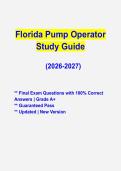 Florida Pump Operator Study Guide 2026&sol;2027 &ndash; Exam Prep&comma; Hydraulics & Apparatus Operations&NewLine;