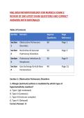 NSG 3850 PATHOPHYSIOLOGY FOR NURSES II EXAM 2&NewLine;REVIEW OF 200 LATEST EXAM QUESTIONS AND CORRECT ANSWERS WITH RATIONALES&NewLine;