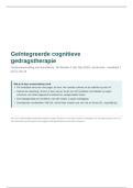 Samenvatting Ge&iuml;ntegreerde cognitieve gedragstherapie &lpar;Korrelboom&comma; Ten Broeke & Van Dijk&comma; 3e druk 2025&rpar; &ndash; alle hoofdstukken 1&ndash;15